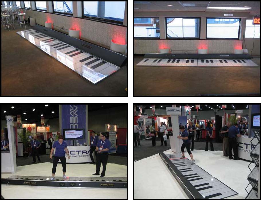 Walking Piano party events rentals